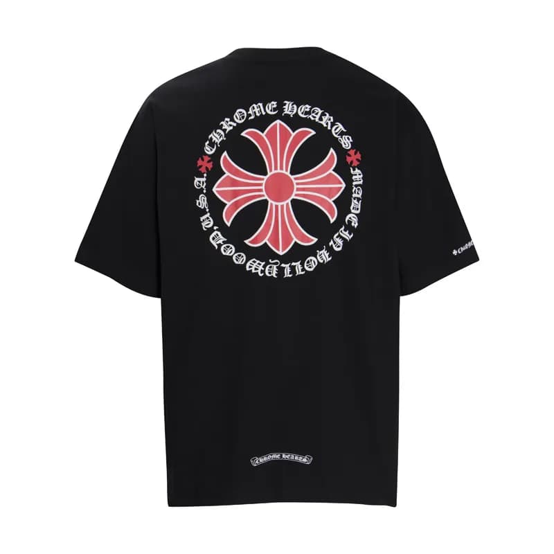 Chrome Hearts Graphic Tee Cross & Hearts Print — 6001黑