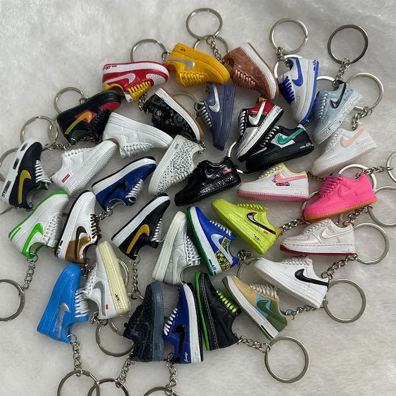 Nike Air Force 1 Keychain Low Miniature Sneaker Charm