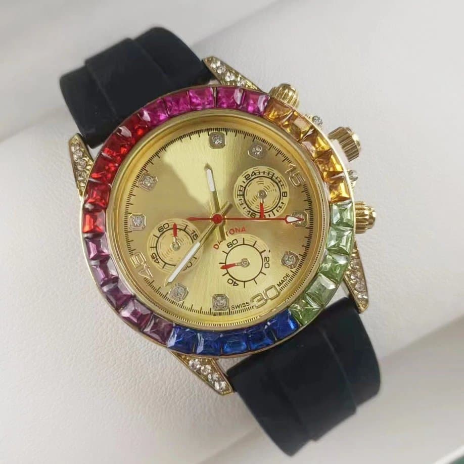 Rolex Daytona Chronograph Rainbow Bezel