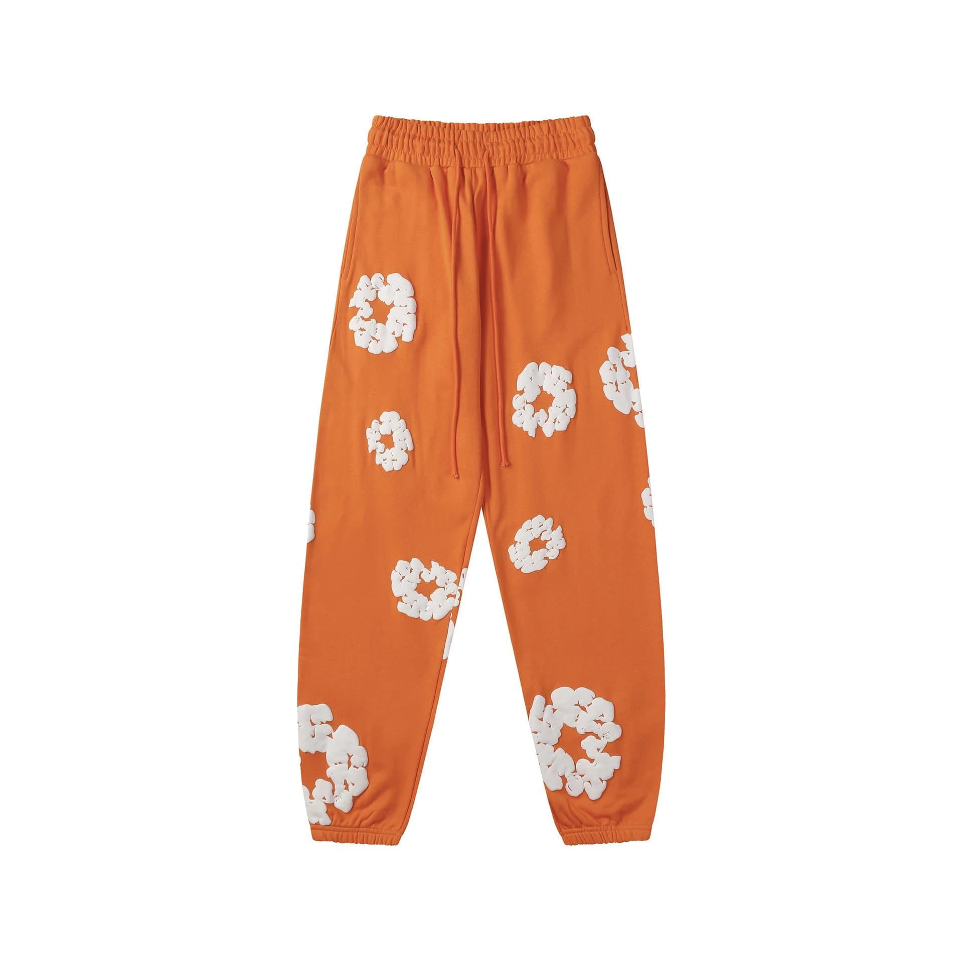Balenciaga Joggers Cloud Print — 发泡橙色裤子【白色花环】