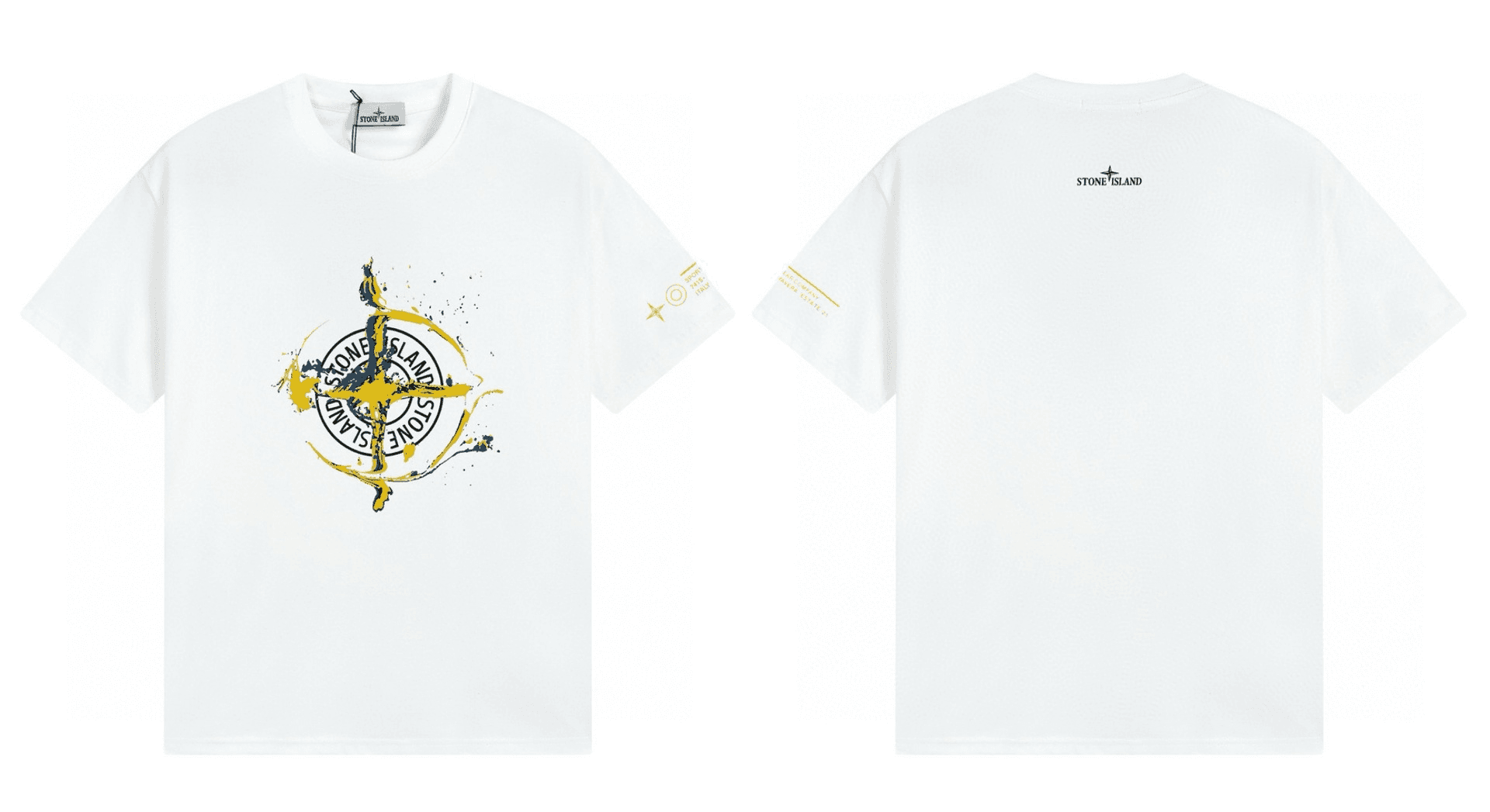 Stone Island Graphic T-Shirt Eclipse Print — 30