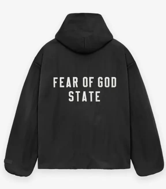 Oversized Tee Fear of God Essentials Arch Logo — 风衣外套6259黑