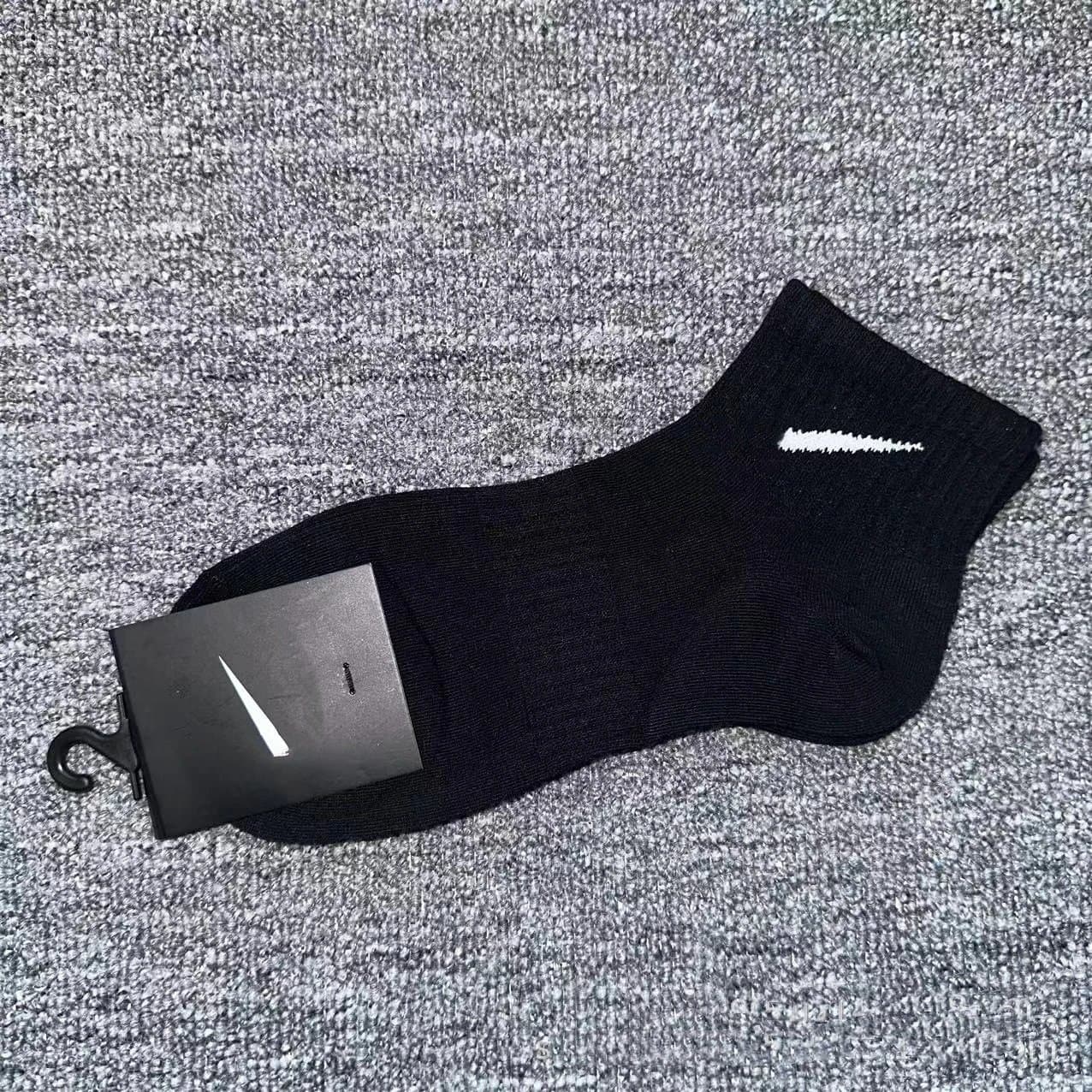 Nike Swoosh Ankle Sock Black/White
