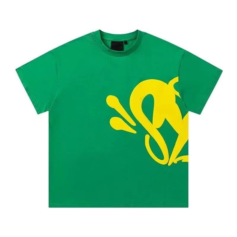 Off-White Graphic T-Shirt Diagonal Logo — 绿色T