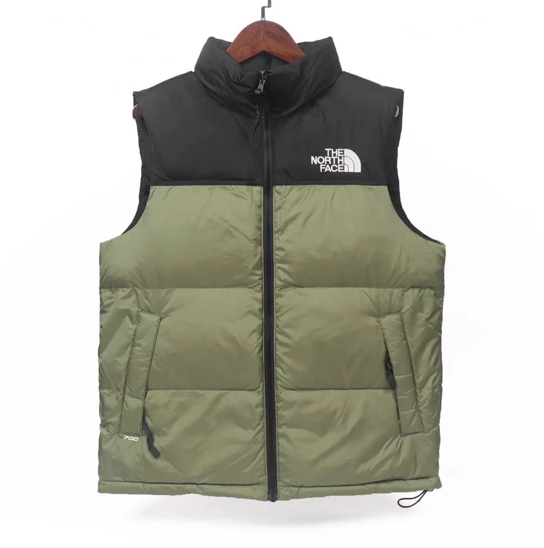 The North Face Nuptse Vest Teal/Black — 8