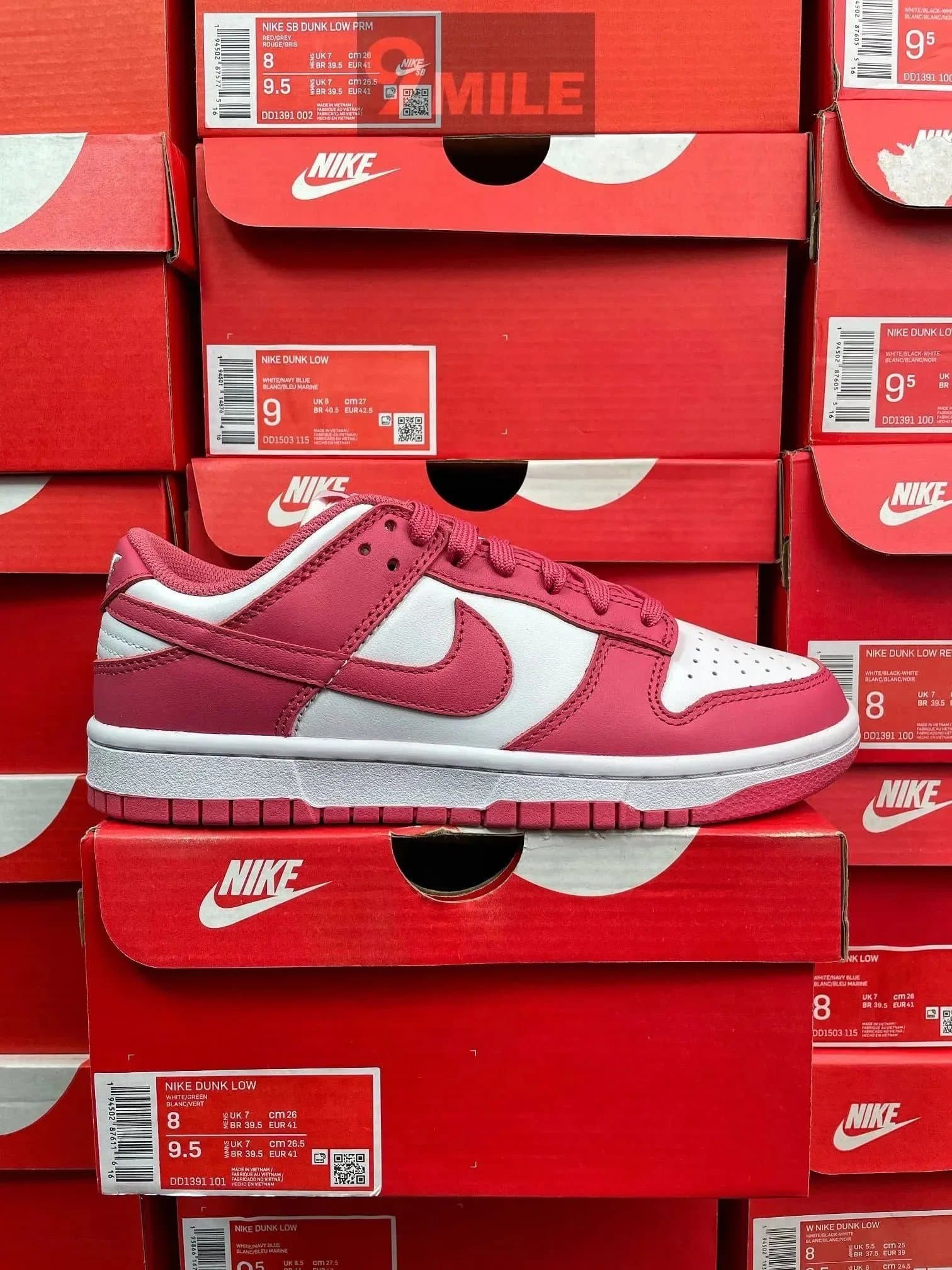 Nike Dunk Low Retro Pink Orange — 3