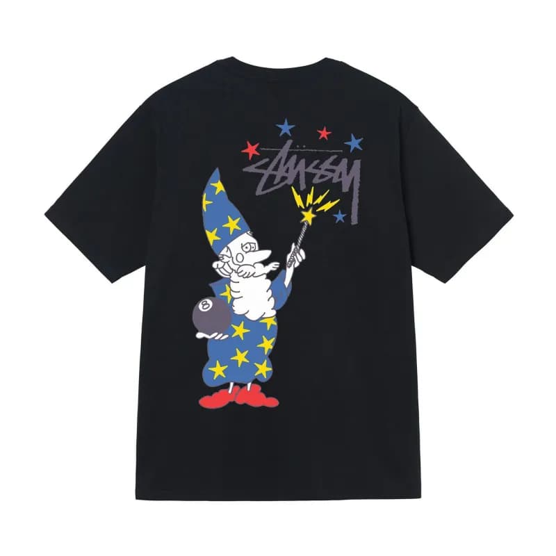 Stüssy Logo Tee Classic Stussy — Black [christmas]