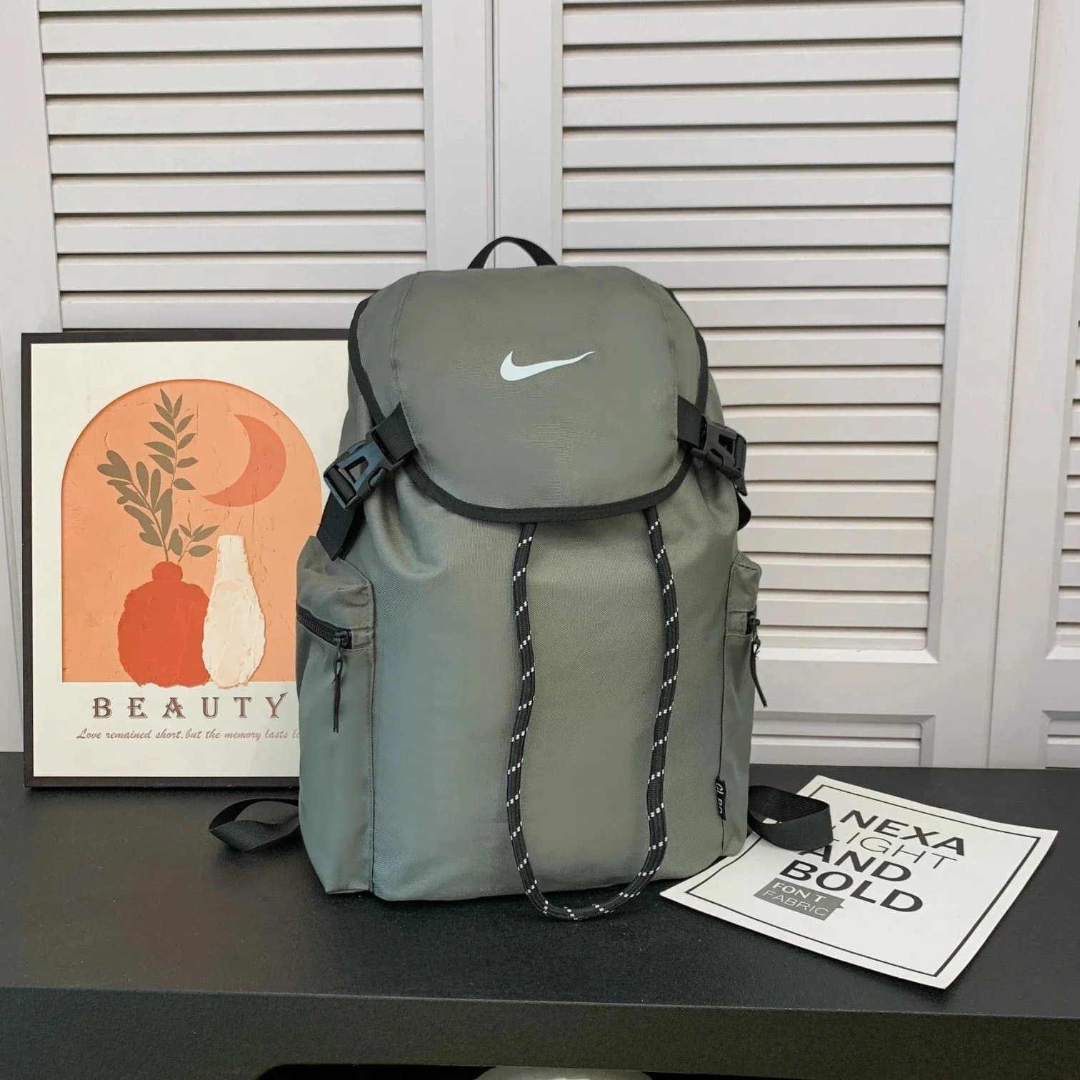 Nike Utility Backpack Olive Grey