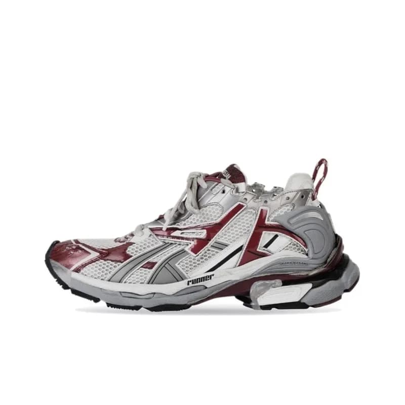 Balenciaga Triple S Graffiti — Runner7.0 白红