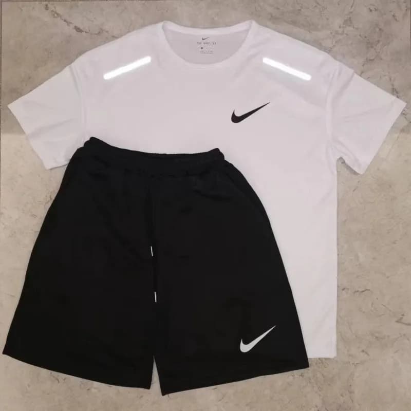 Nike T-Shirt and Shorts Set Reflective Swoosh
