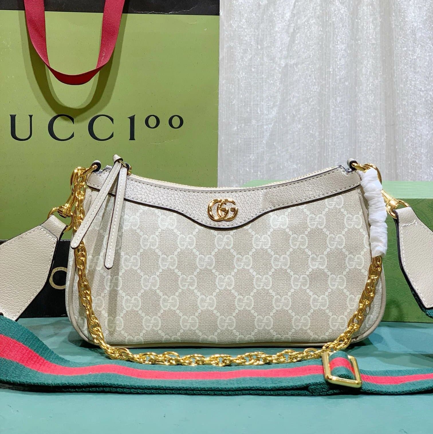 Gucci GG Marmont Mini GG Supreme Canvas