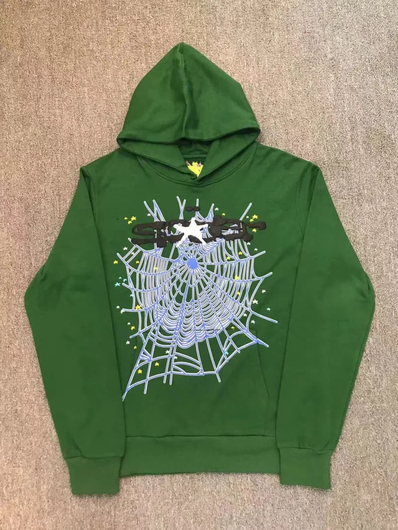 Sp5der Spider Web Hoodie Web Print