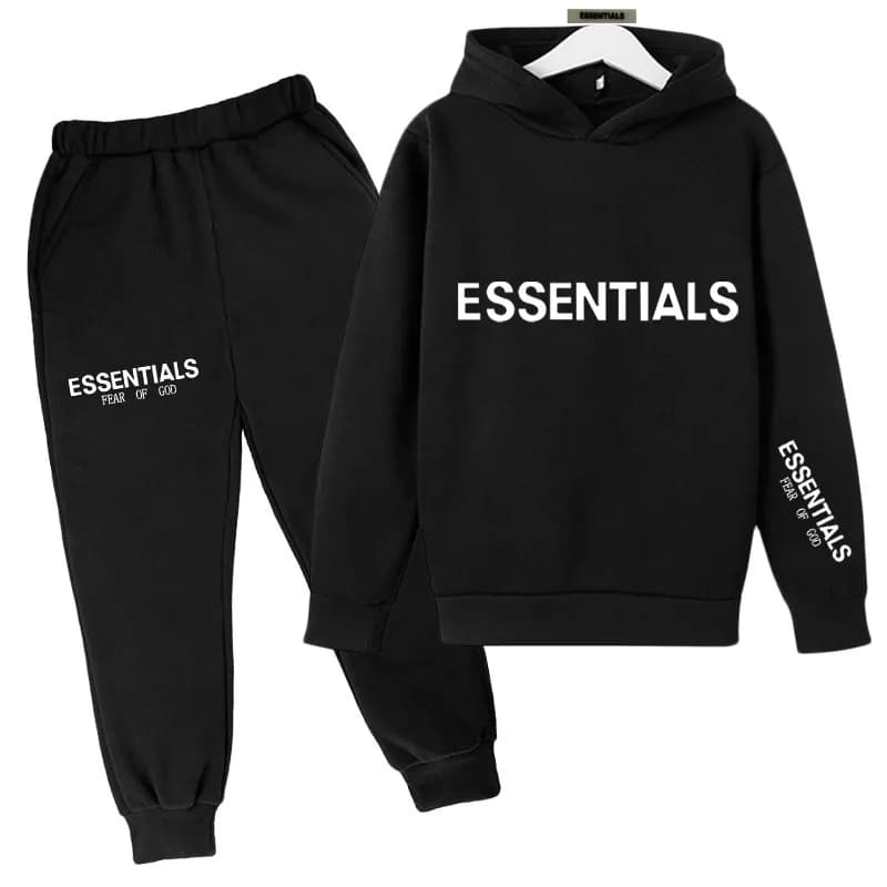 Fear of God Essentials Hoodie and Joggers Set Essentials Logo