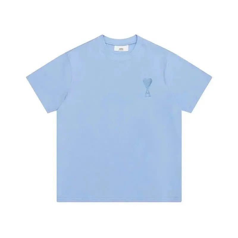 Amiri Logo T-Shirt Heart Embroidery