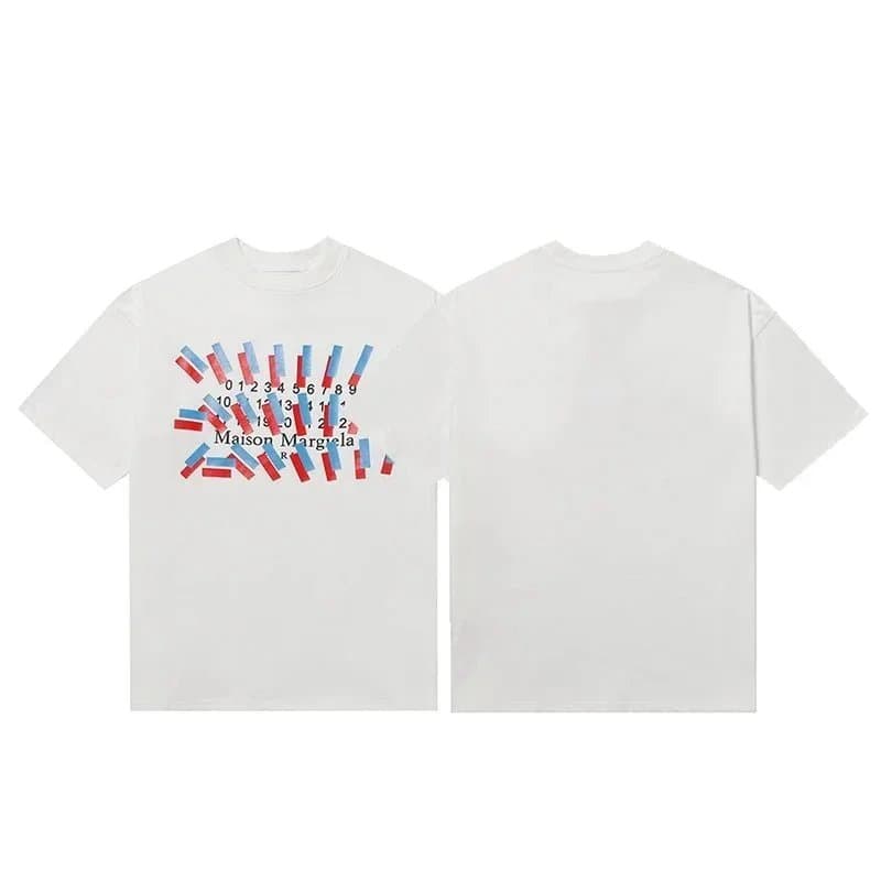 Maison Margiela Numbered Tee Painted Numbers — 9
