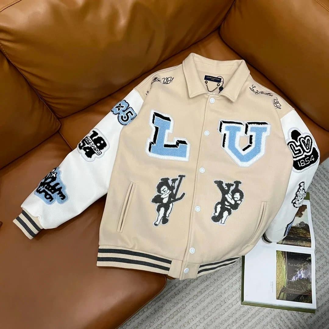 Louis Vuitton Varsity Jacket Monogram Patch — 24