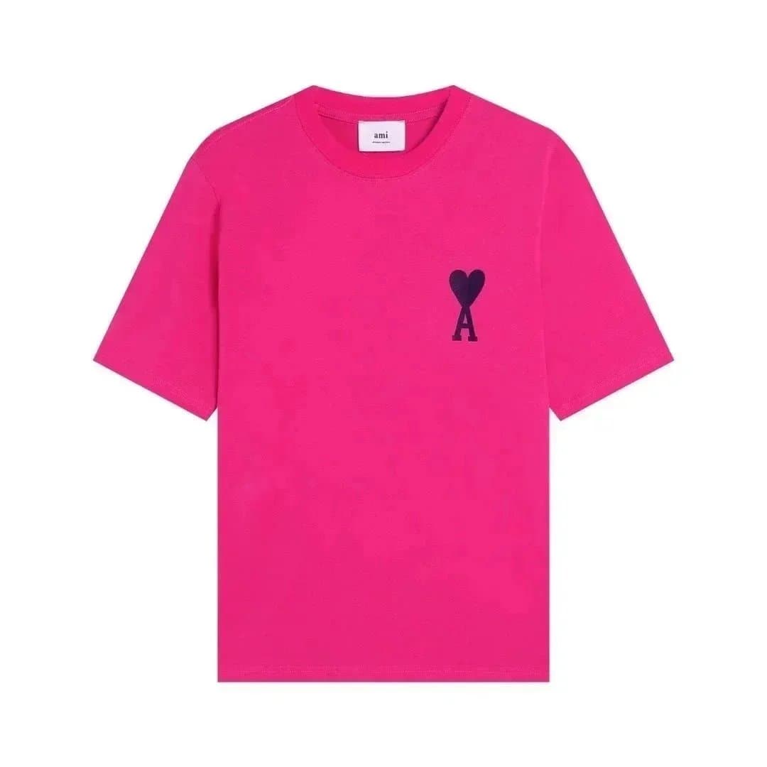 AMI Paris Classic T-Shirt Solid White — 010120013