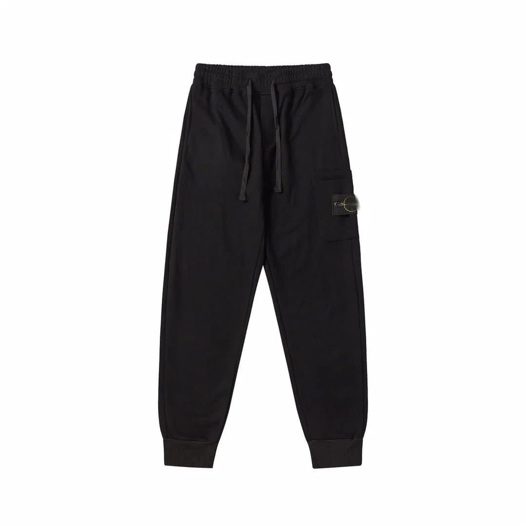 Stone Island Cargo Joggers Black