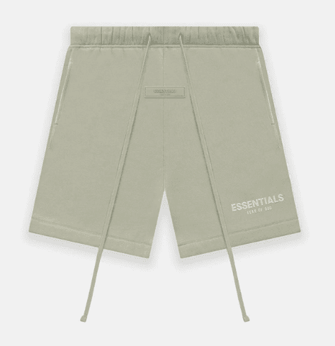 Fear of God Essentials Drawstring Shorts Essentials Logo — 9海沫绿（毛圈）