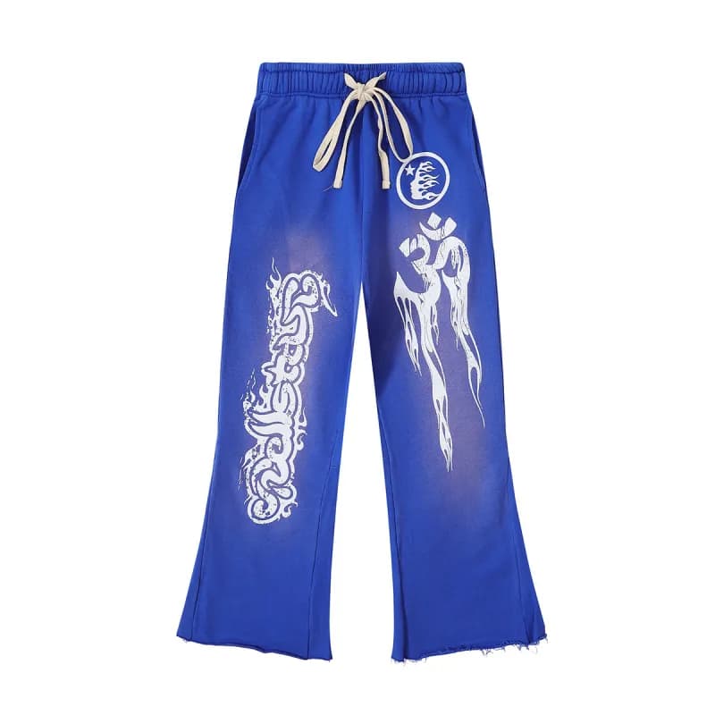 Gallery Dept. Flared Sweatpants Om Symbol Print