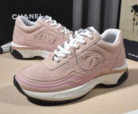 Chanel Sneaker Glitter Tweed — 37