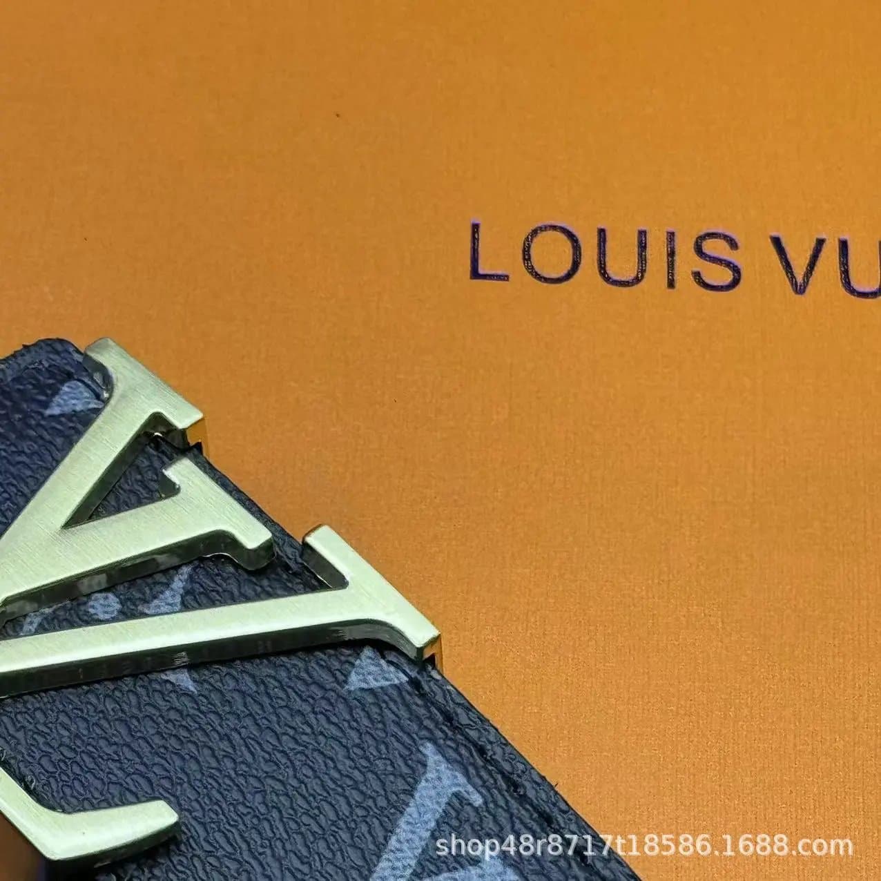 Louis Vuitton Belt Bag LV Initiales — 黑花 金扣