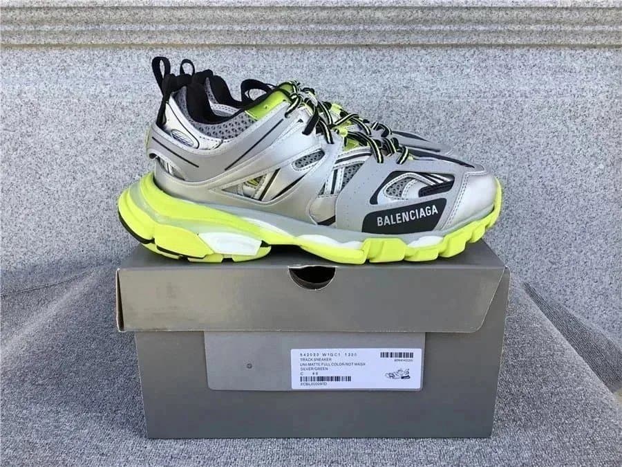 Balenciaga Track Sneaker Silver Green