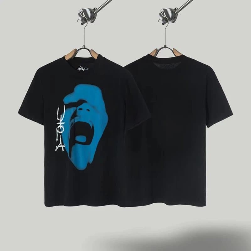 Stüssy Graphic Tee Screaming Face Print