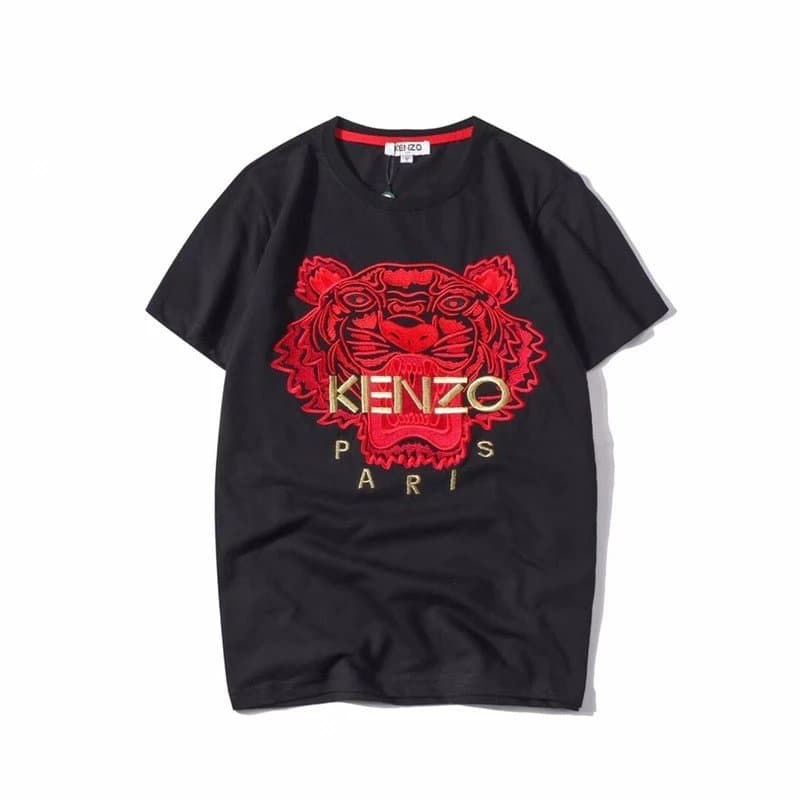 Kenzo Tiger Embroidered Tee Multicolor Tiger — 27