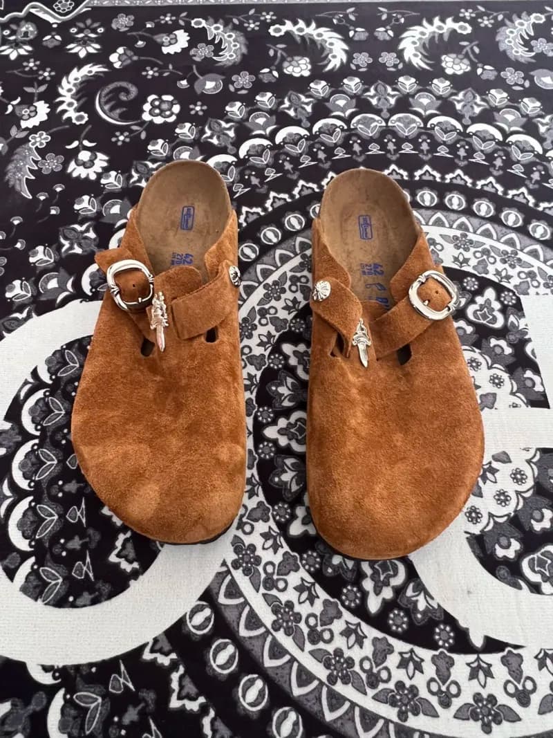 Birkenstock Arizona Chrome Hearts Dagger Buckle