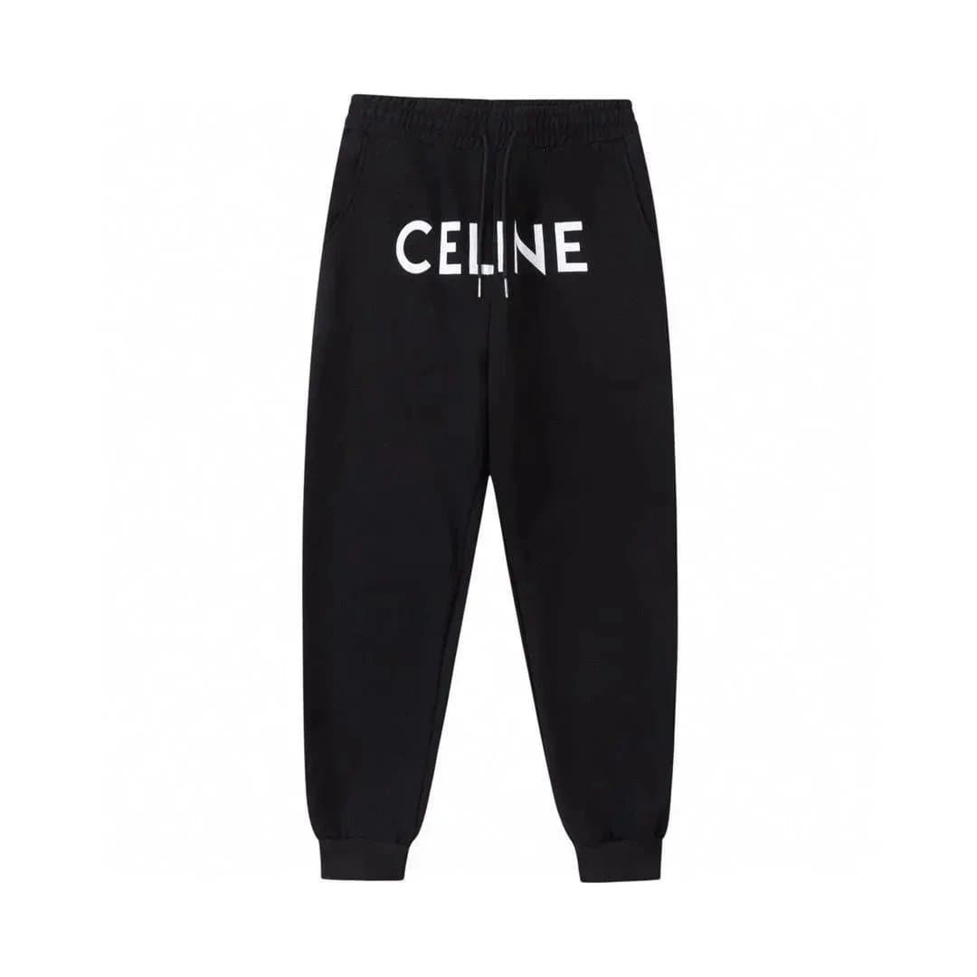 Celine Logo Joggers White Logo — 35
