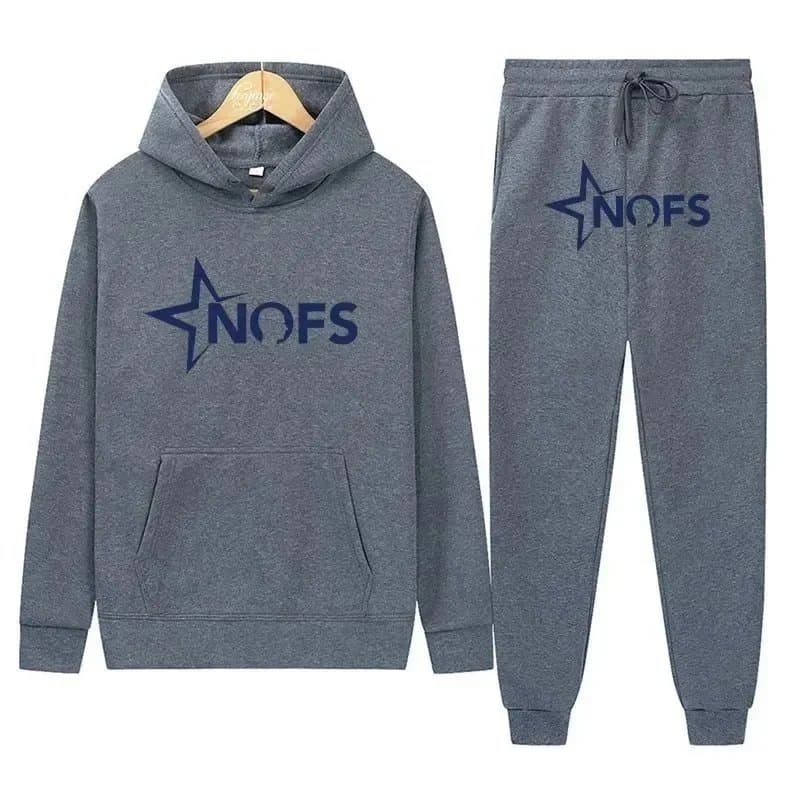 Emporio Armani EA7 Hoodie and Joggers Set Gold Logo — DD-33