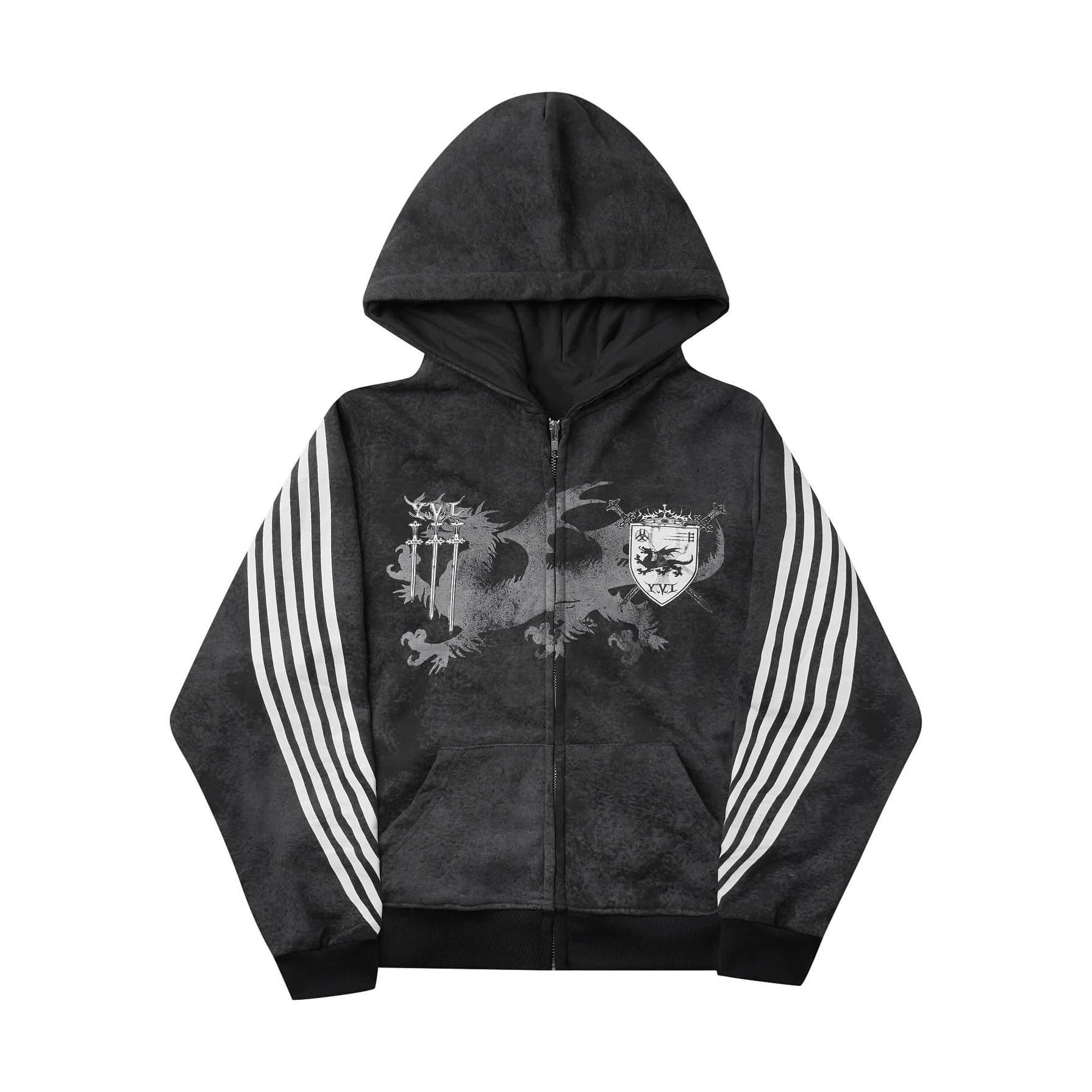 Adidas Track Pants Crown Logo — Black