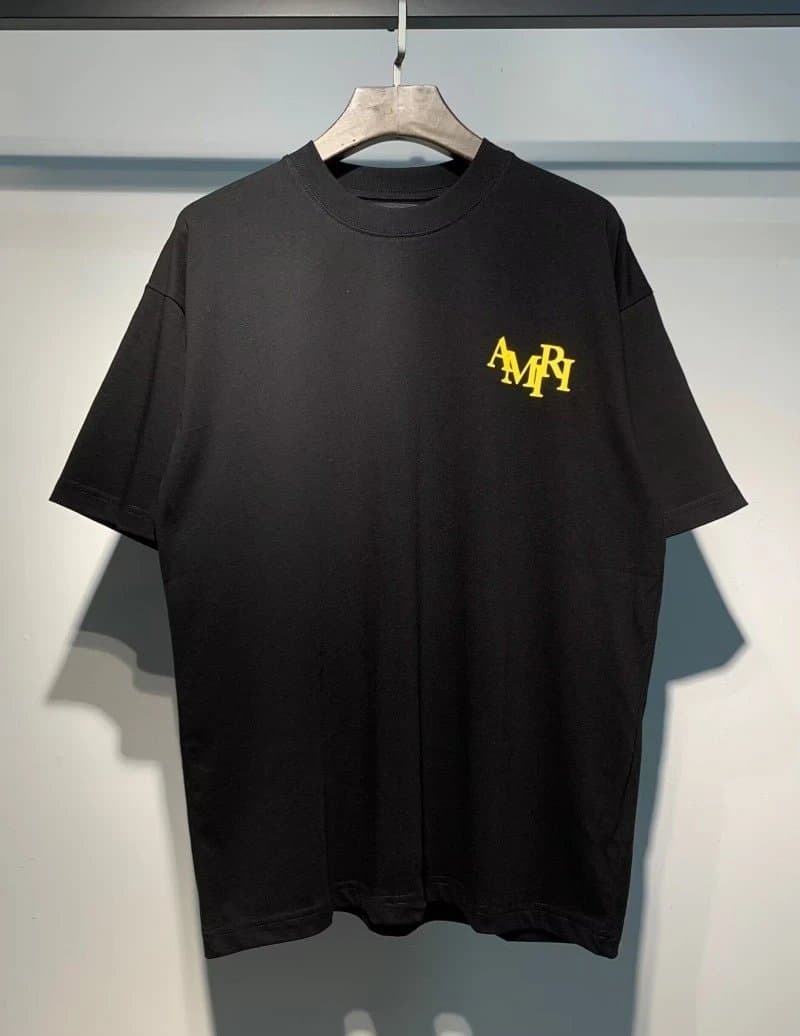 Amiri Logo Tee Pink Logo — 684 黑色