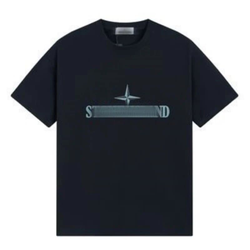 Stone Island T-Shirt Logo Patch — 662黑色