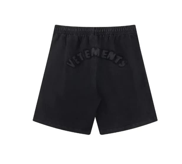 Vetements Logo Shorts Embroidered