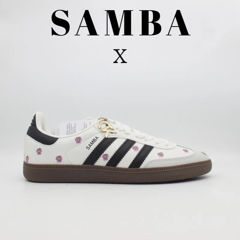 Adidas Samba Grey Suede — IF4398 白黑花