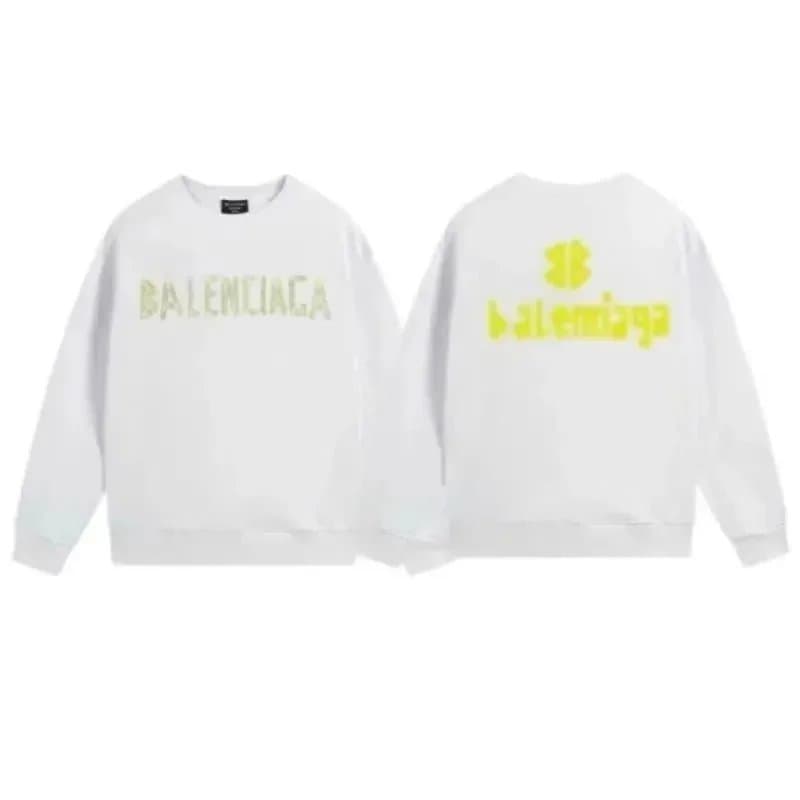 Balenciaga Cotton Sweatshirt Logo Print