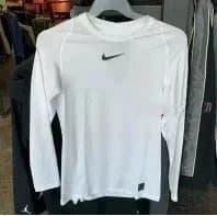 Nike Tech Fleece Hoodie and Joggers Light Grey with Black Accents — 长袖2