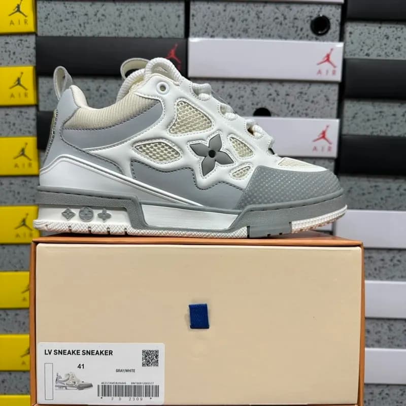 Louis Vuitton × Jordan LV Sneake Sneaker Gray/White