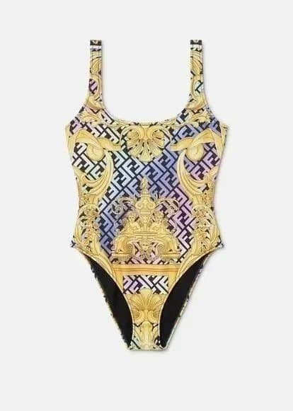 Fendi Bodysuit Baroque Print — 030343010