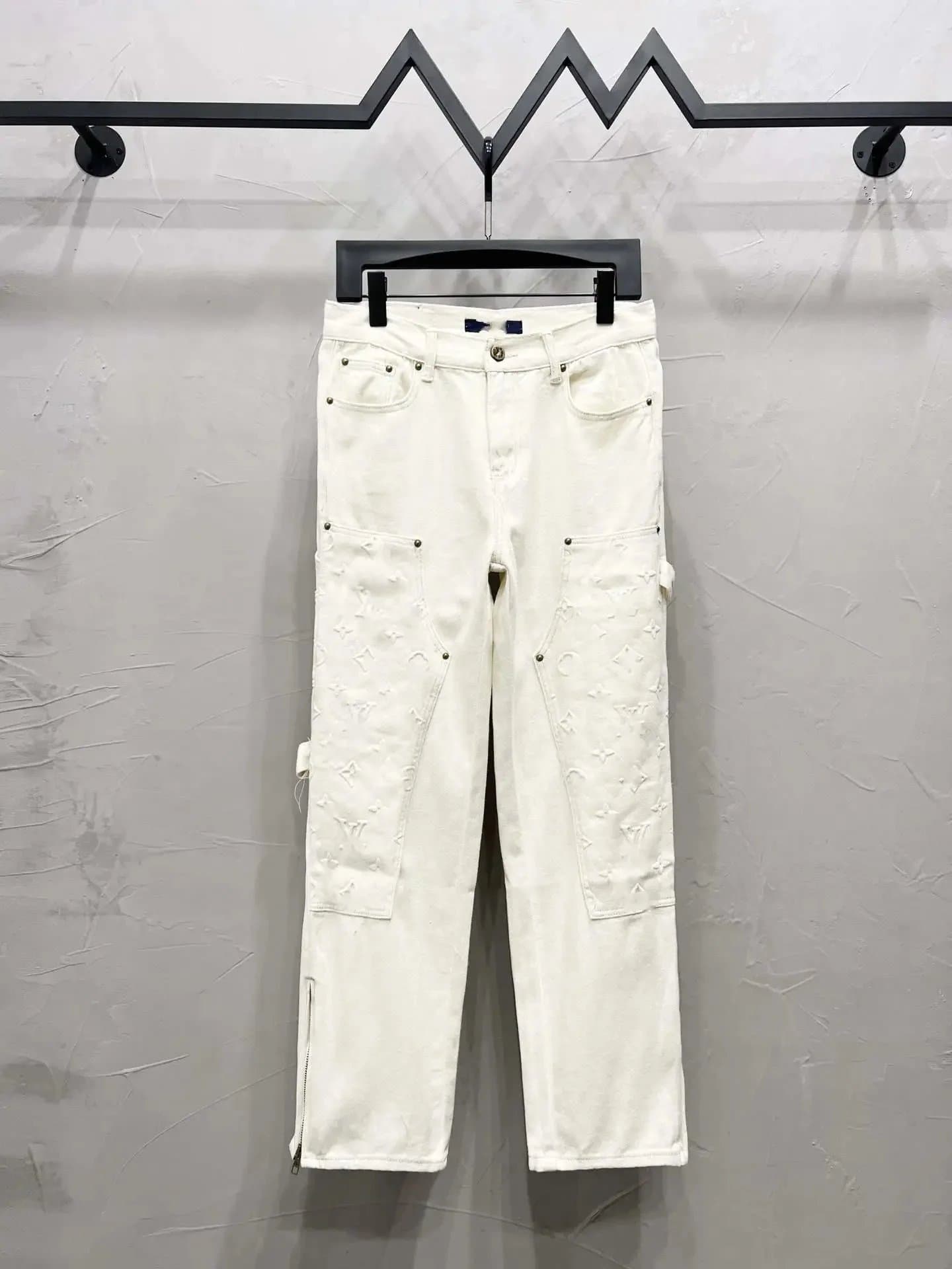 Louis Vuitton Cargo Jeans Monogram Embossed