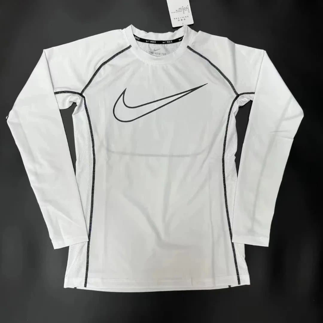 Nike Performance T-Shirt Light Grey — 白色长袖