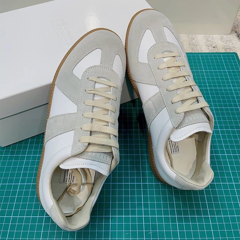 Maison Margiela Future Sneaker White Beige Suede