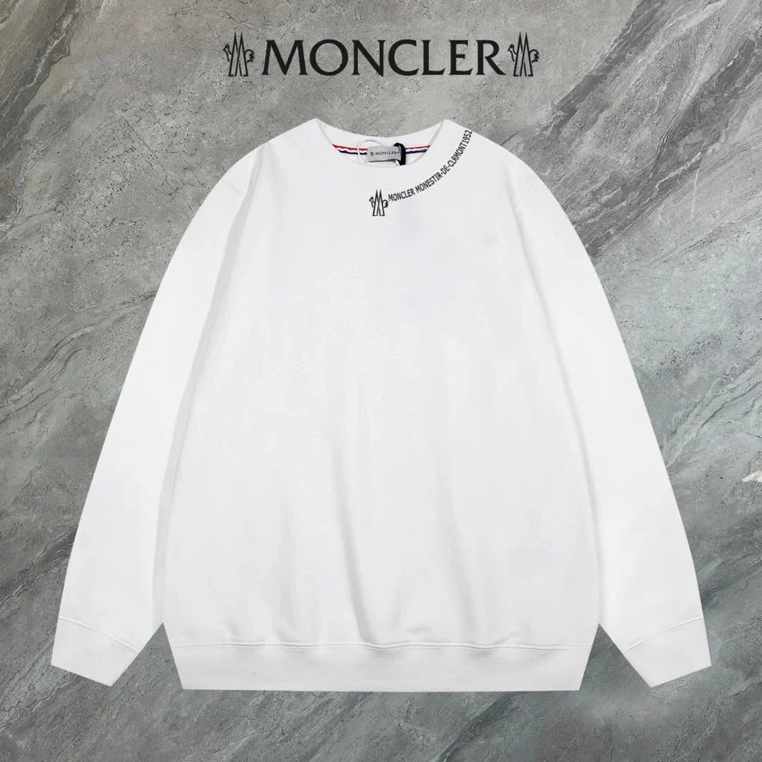 Moncler Crewneck Sweatshirt Logo Neckband — 36