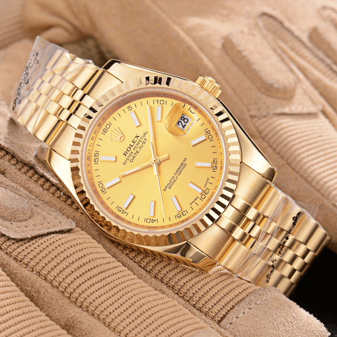 Rolex Submariner Date Root Beer — 金壳金盘·五珠钢带