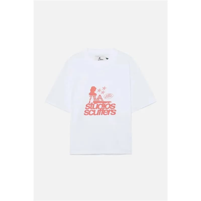 Scuffers Oversized T-Shirt England Shield — 13-白色