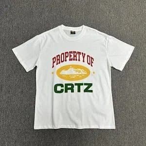 Corteiz Graphic Tee Crtz Script Logo — SJ-25