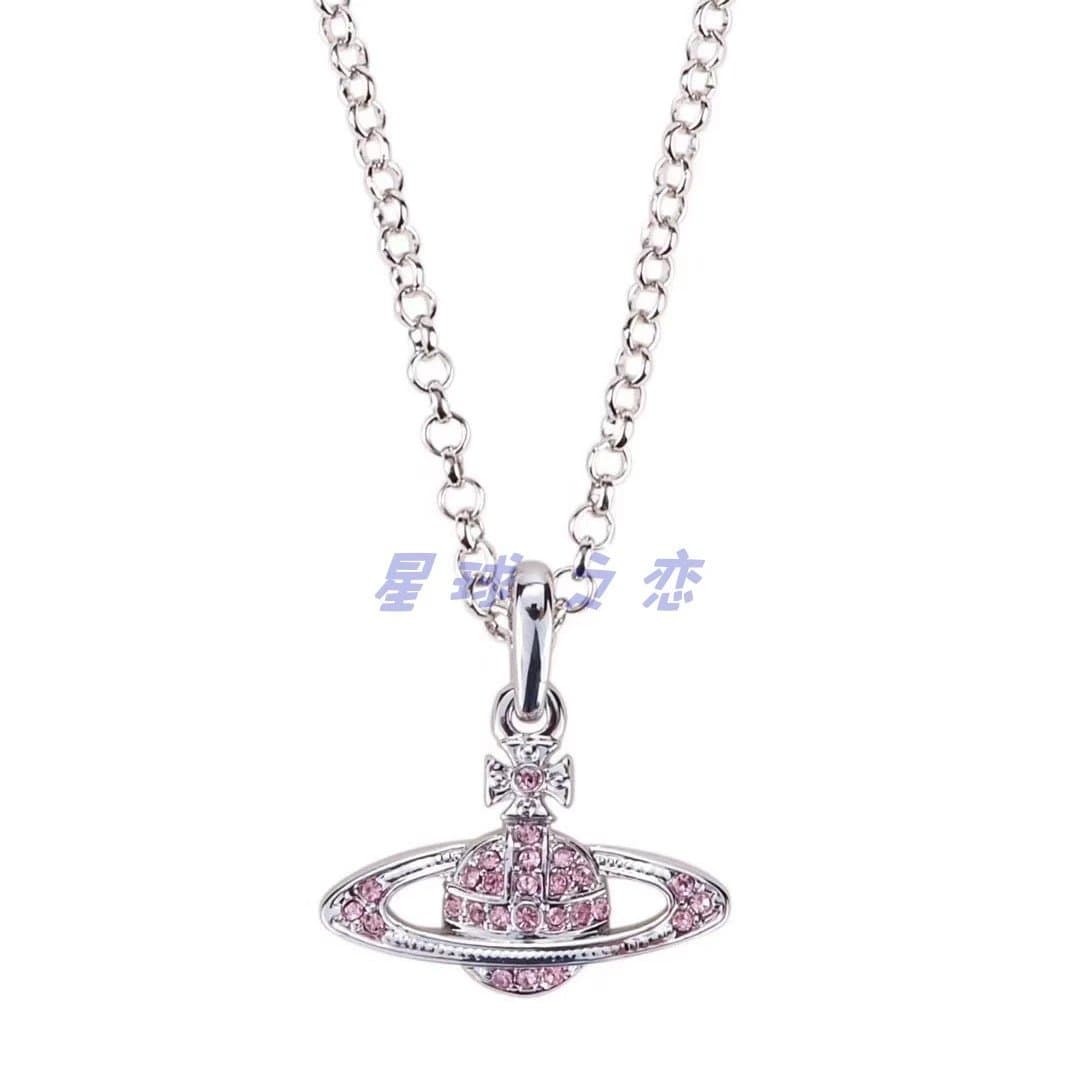 Vivienne Westwood Orb Pendant Necklace Crystal-Embellished