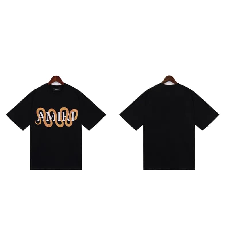 Amiri Logo T-Shirt Snake Logo